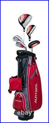 Murtisol Junior Right Hand Golf Clubs Set Complete 5 Piece Package Set 8-10 Age