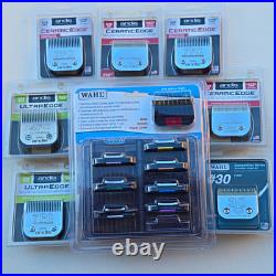 NEW! Andis CeramicEdge UltraEdge & Wahl Clipper Blades Set + Stainless Combs
