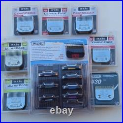 NEW! Andis CeramicEdge UltraEdge & Wahl Clipper Blades Set + Stainless Combs