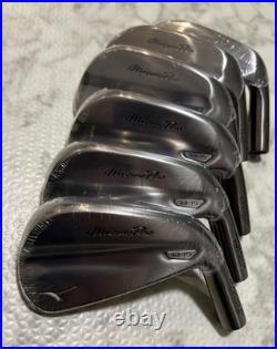 NEW Mizuno Pro M-15 BLACK GREY IRON HEADS ONLY SET /#5-PW