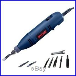 NEW RYOBI DC-501F Electric Chisel Wood Carving with 5 blades set from JAPAN