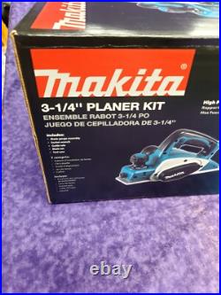 NEW SEALED? MAKITA KP0800K 3-1/4-IN. 6.5A PLANER KIT with? BLADE SET & CASE