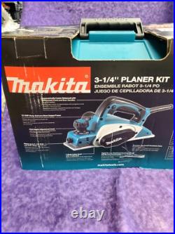 NEW SEALED? MAKITA KP0800K 3-1/4-IN. 6.5A PLANER KIT with? BLADE SET & CASE