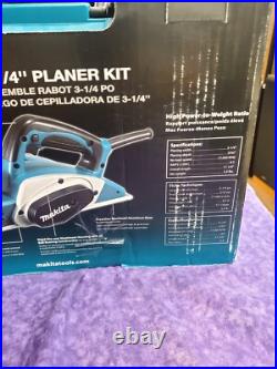 NEW SEALED? MAKITA KP0800K 3-1/4-IN. 6.5A PLANER KIT with? BLADE SET & CASE