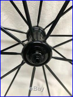NEW Spinergy Xaero Lite Road Wheelset 1530gm-set, 18h+24h Carbon BLADED Spokes