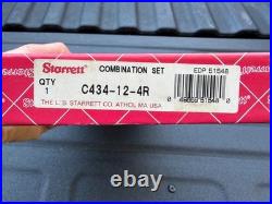 NEW Starrett C434-12-4R Combination Set with Square Center Head Blade 12