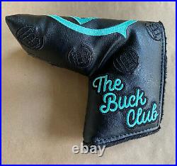 NEW TBC THE BUCK CLUB GOLF BLACK Tiffany Putter Blade Cover Headcover