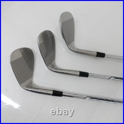 NEW TaylorMade Milled Grind Chrome 3pcs Wedge Set 50/54/58 Flex-S KBS 105 Steel
