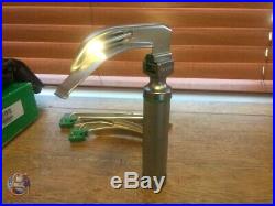 NEW Welch Allyn Portable Laryngoscope (3 Blades) Kit Set MIL5072 MIL 5072