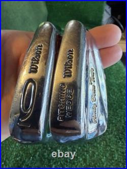 NICE VTG! Wilson Andy Bean Tour 3-P Iron SetRegular Flex SteelNEW GRIPS6i=37