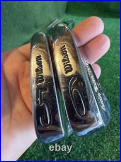 NICE VTG! Wilson Andy Bean Tour 3-P Iron SetRegular Flex SteelNEW GRIPS6i=37