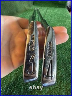 NICE VTG! Wilson Andy Bean Tour 3-P Iron SetRegular Flex SteelNEW GRIPS6i=37