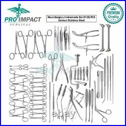 Neuro Surgery Instruments Set Of 151 PCS German Stainless Steel Surgical