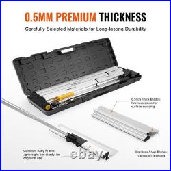 New#Drywall Skimming Blade Set, 10/16/24/32/40 in Skimming Blades + 34-81.6 in