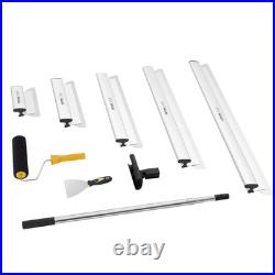 New Drywall Skimming Blade Set, 10/16/24/32/40 in Skimming Blades + 34-81.6 in E
