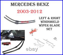 New Front Windshield Wiper Blade Set For Mercedes W219 W211 W230 SLR GENUINE