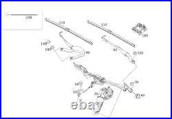 New Front Windshield Wiper Blade Set For Mercedes W219 W211 W230 SLR GENUINE
