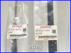 New Genuine Denso Rear Wiper Arm & Blade Set-857030-0070 / 857240-1350 Free Ship