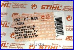 New Genuine Stihl 4243 710 6004 Blade Set 600MM/24 HL94 HL94K HLA135 HLA135K