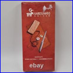 New Karesuando Kniven Blade Knife Making Gift Kit Set NIB Carbon Steel Leather