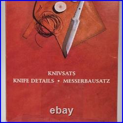 New Karesuando Kniven Blade Knife Making Gift Kit Set NIB Carbon Steel Leather