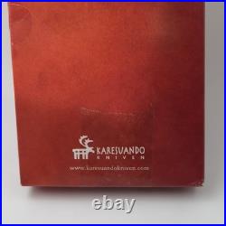 New Karesuando Kniven Blade Knife Making Gift Kit Set NIB Carbon Steel Leather