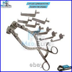 New Kolbel Cervical Retractor Set with 8 Pcs Blades Orthopedic Surgical Spine
