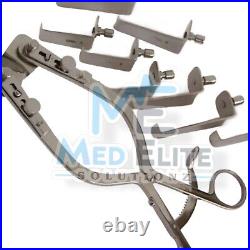 New Kolbel Cervical Retractor Set with 8 Pcs Blades Orthopedic Surgical Spine