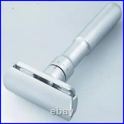 New Merkur Razor Leather Zipper Shaving Set R Sat German Make Luxury Gift
