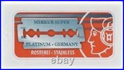 New Merkur Razor Leather Zipper Shaving Set R Sat German Make Luxury Gift
