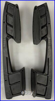 New Perfecta skate blade holders set black 30 cm ice hockey SR mens senior pair