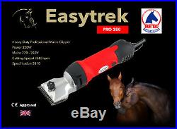 New Powerful 350W Proffesional heavy duty horse clippers 2 Sets of blades UK