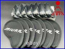 New! Rare Black? Miura Pi-401 Iron Set 5-9, P, G Club Head And Head Cover Set