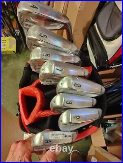 New Srixon Zx4 MKII iron set 4-AW KBS Tour Lite reg Flex Steel