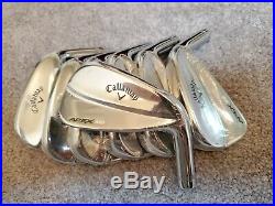 New Tour Issue Callaway Apex MB heads 4-PW iron set forged chrome blades