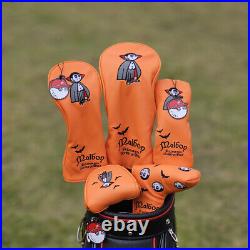 New Vampire Orange Golf Driver Fairway Wood Hybrid Headcover Hybrid Set New
