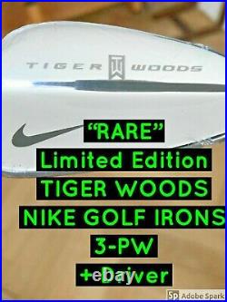 Nike Tiger Woods Limited Edition Irons 2004 + 7.5 Driver RARE (NEW SEALED)