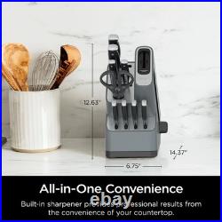 Ninja NeverDull 10-Piece Essential Knife System with Sharpener Stainless New