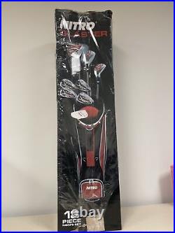 Nitro Golf NGSM13PC Red Right-Handed Blaster 13-Piece Golf Set