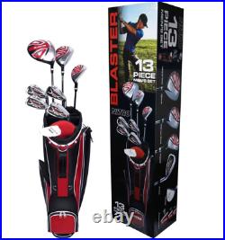 Nitro Men's Blaster 13 Piece Golf Club Set Right Handed Lightweight Cart Bag New