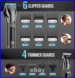 Novah Professional Barber Clippers and Trimmer Set Foil Shaver Professional Ha