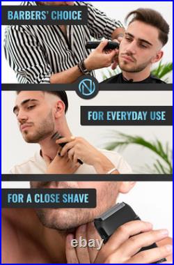 Novah Professional Barber Clippers and Trimmer Set Foil Shaver Professional Ha