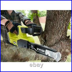 One+ 8 in. 18-Volt Lithium-Ion Battery Pruning Chainsaw (Tool-Only)