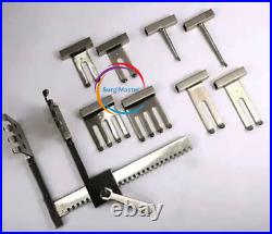 Orthopedic Blade Set Stainless Steel Spinal Retactor 10 Pcs