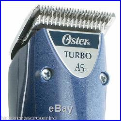 Oster A5 Turbo Clipper KIT with10,40 Blade&7 Guide Comb Set Dog Pet Horse Grooming