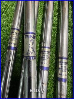 PING Karsten II Black Dot Iron Set 2-PW ZZ Lite Stiff Steel NEW GRIPS VGC sa6873