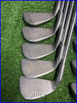 PING Karsten II Black Dot Iron Set 2-PW ZZ Lite Stiff Steel NEW GRIPS VGC sa6873