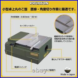 PROXXON 27006-SK-C Mini Circular Saw 90W 3500rpm Carbide Blade Guide Set New