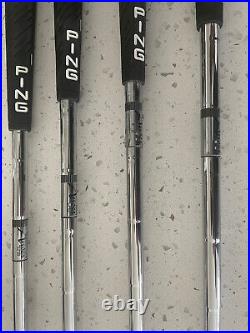 Ping WRX Anser Ti Putter Set, 1,2,3,4Hosel, RH 35-35.25, New Ping grips/HC