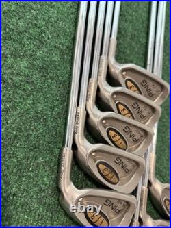Ping i3 Blade Iron Set 3-9+ Wedge White Dot NEW Grips Steel Std Length Pics